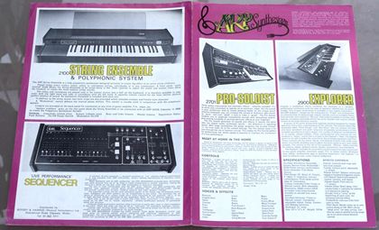 Arp-1970s classic promo leaflet (UK)